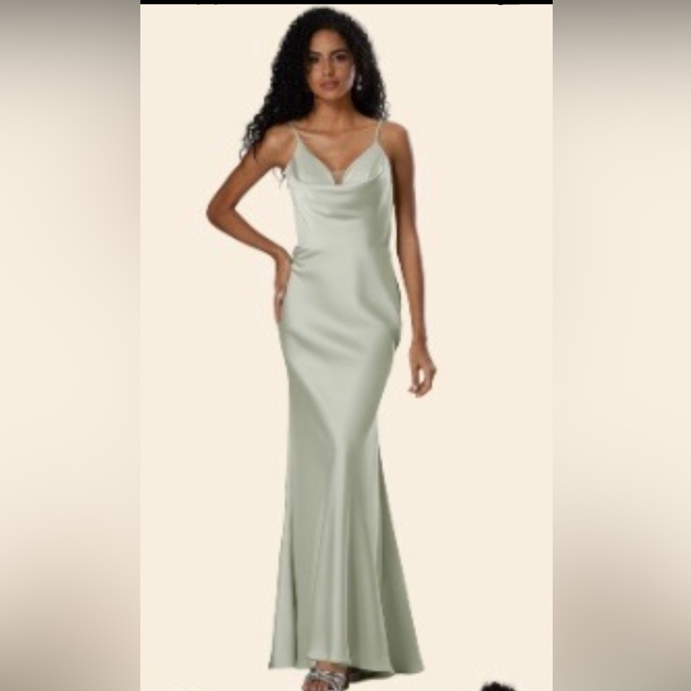 Sage Green Bridesmaids Dress - NWT